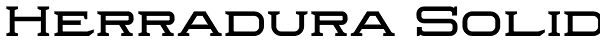 Herradura Solid Font