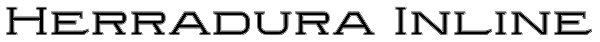 Herradura Inline Font