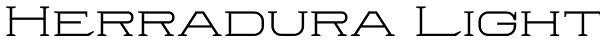 Herradura Light Font