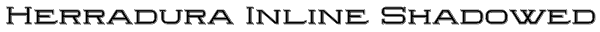 Herradura Inline Shadowed Font