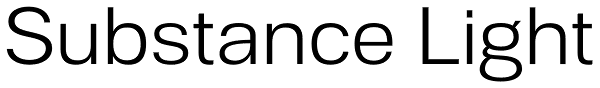 Substance Light Font