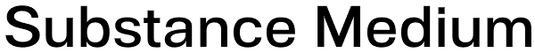 Substance Medium Font