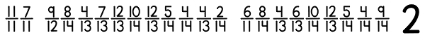 KG Traditional Fractions 2 Font