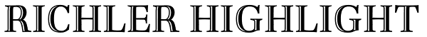 Richler Highlight Font