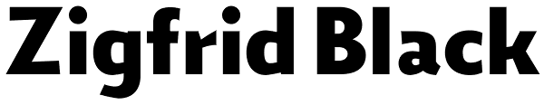 Zigfrid Black Font