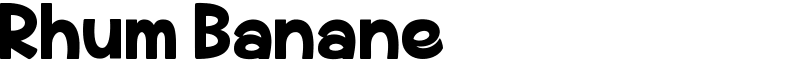 Rhum Banane Font