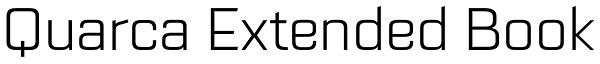 Quarca Extended Book Font