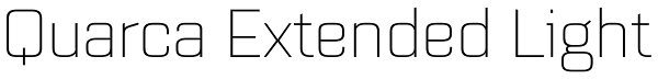 Quarca Extended Light Font