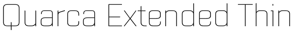 Quarca Extended Thin Font