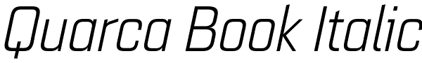 Quarca Book Italic Font