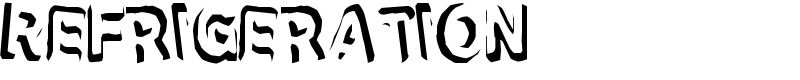 Refrigeration Font