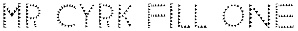 Mr Cyrk Fill One Font