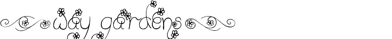 (Way Gardens) Font