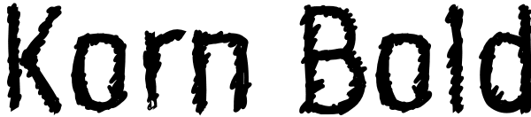 Korn Bold Font