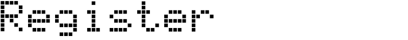 Register Font