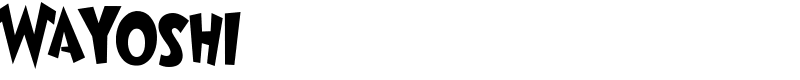 Wayoshi Font