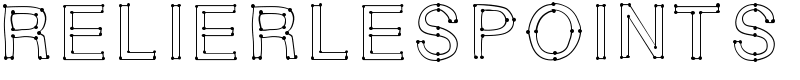RELIERLESPOINTS Font
