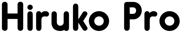 Hiruko Pro Font