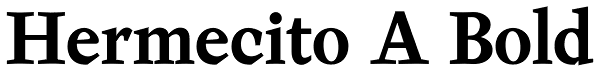Hermecito A Bold Font