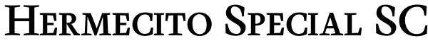 Hermecito Special SC Font