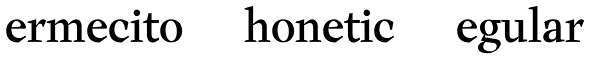 Hermecito Phonetic Regular Font