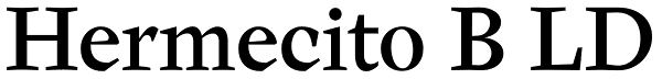 Hermecito B LD Font