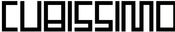 Cubissimo Font