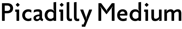 Picadilly Medium Font