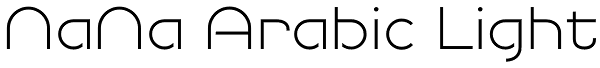 NaNa Arabic Light Font