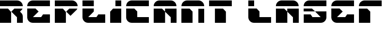 Replicant Laser Font