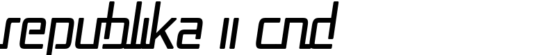 Republika II Cnd Font