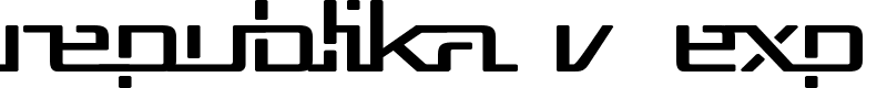 Republika V Exp Font