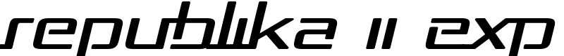 Republika II Exp Font