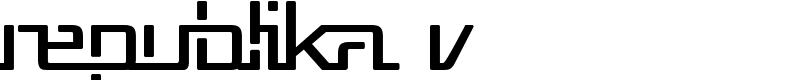 Republika V Font
