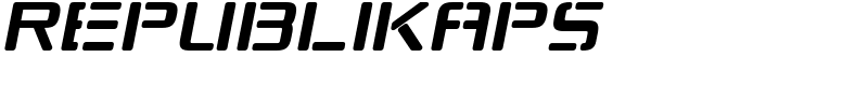 Republikaps Font