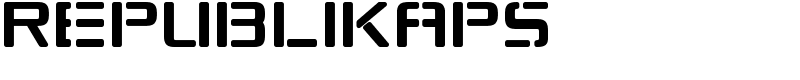Republikaps Font
