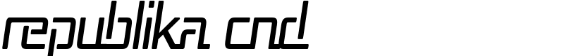 Republika Cnd Font
