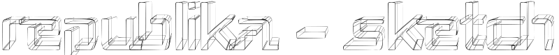 Republika - Sketch Font