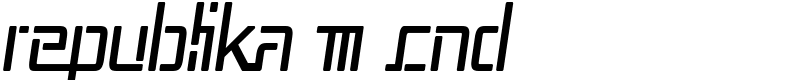 Republika III Cnd Font