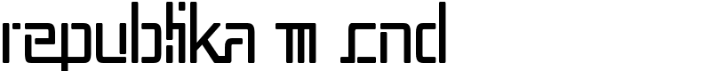 Republika III Cnd Font