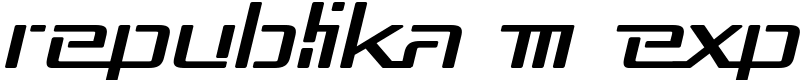 Republika III Exp Font