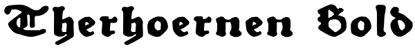 Therhoernen Bold Font