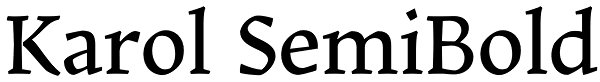 Karol SemiBold Font