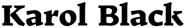 Karol Black Font