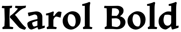 Karol Bold Font