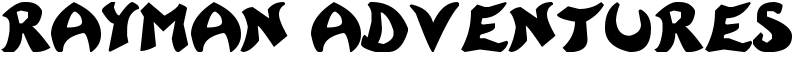 Rayman Adventures Font