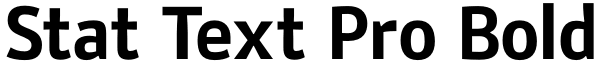 Stat Text Pro Bold Font