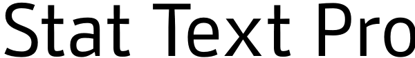 Stat Text Pro Font