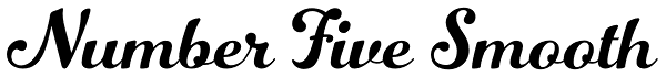 Number Five Smooth Font