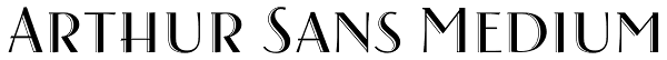 Arthur Sans Medium Font
